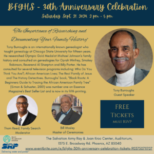 BFGHS 30th Anniversary Celebration